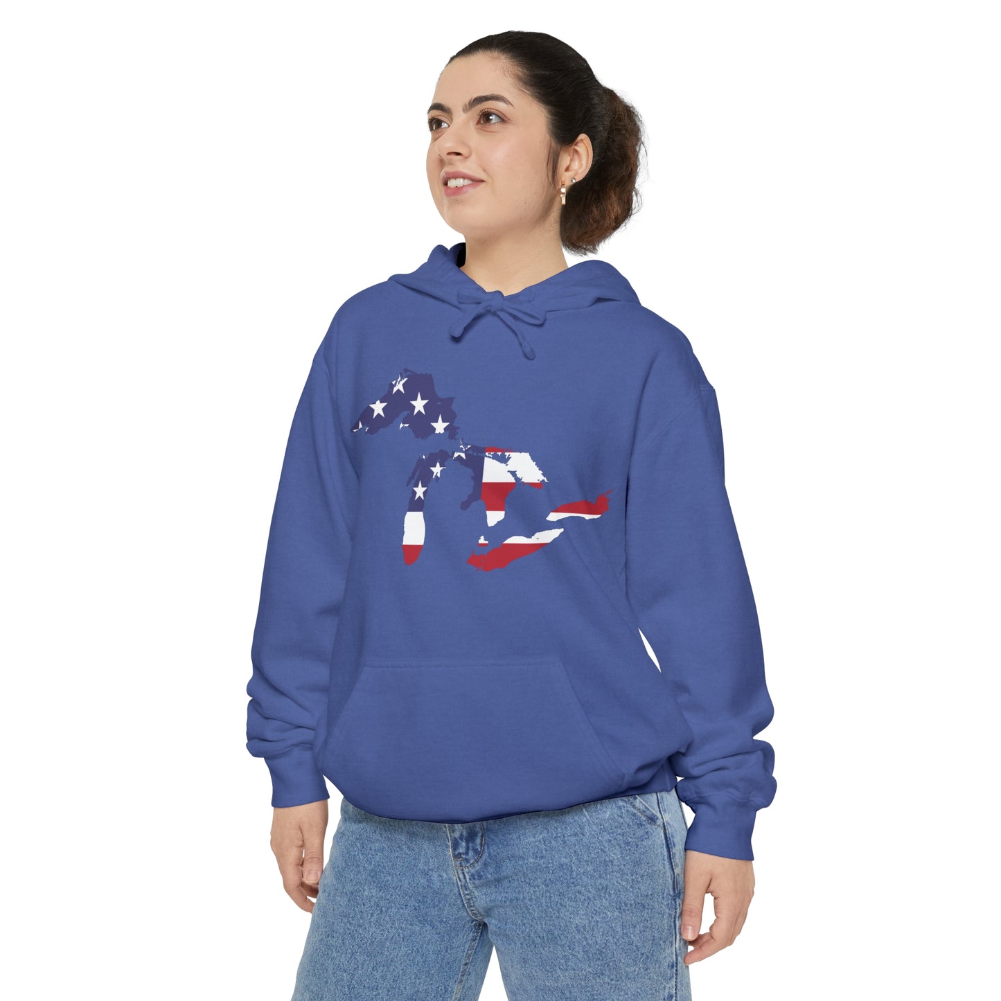 Great Lakes Hoodie (Patriotic Edition) | Unisex Garment-Dyed