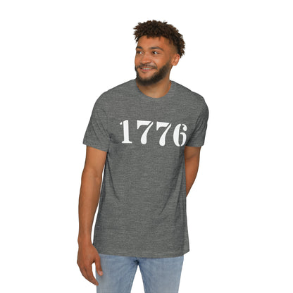 '1776' T-Shirt (Army Stencil Font) | Made in USA