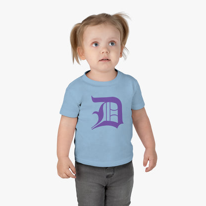 Detroit 'Old English D' Infant T-Shirt (Lake Iris) | Short Sleeve