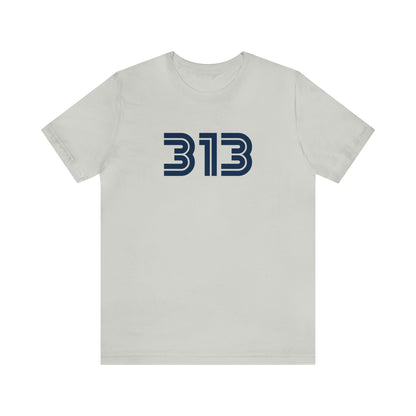 Detroit '313' T-Shirt (1970s Audiophile Font) | Unisex Standard Fit