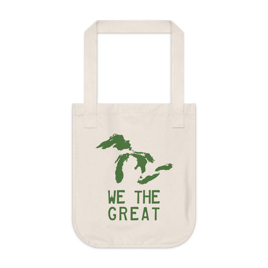 Great Lakes 'We The Great' Heavy Tote | Pine Green