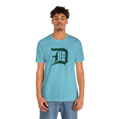 Detroit 'Old English D' T-Shirt (Laconic Green) | Unisex Standard