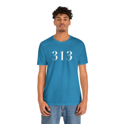 Detroit '313' T-Shirt (Didot Font) | Unisex Standard Fit