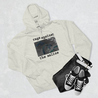 Great Lakes 'Rage Against the Saline' Hoodie | Unisex Full Zip