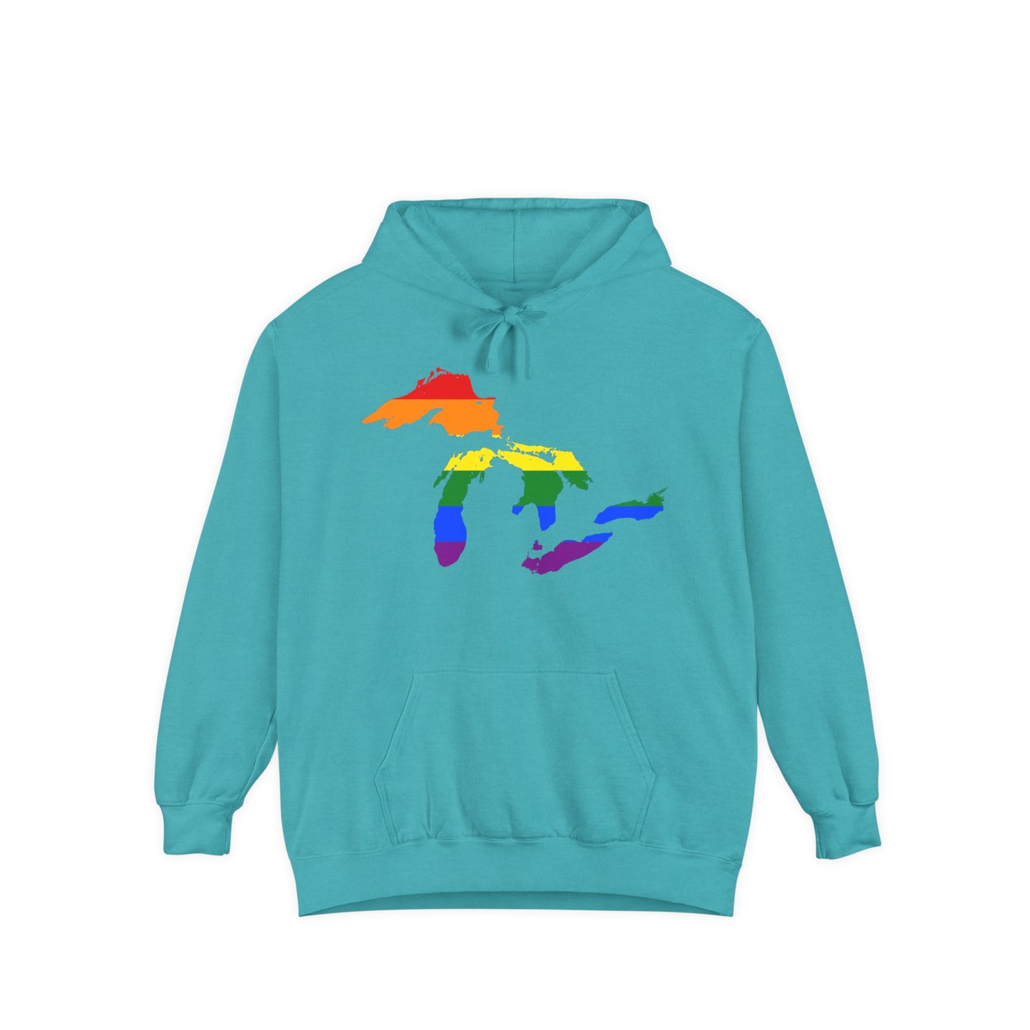 Great Lakes Hoodie (Rainbow Pride Edition) | Unisex Garment-Dyed