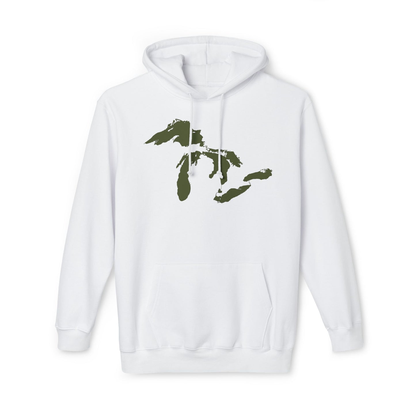 Great Lakes Ultrapremium Hoodie | Made in USA - Army Green