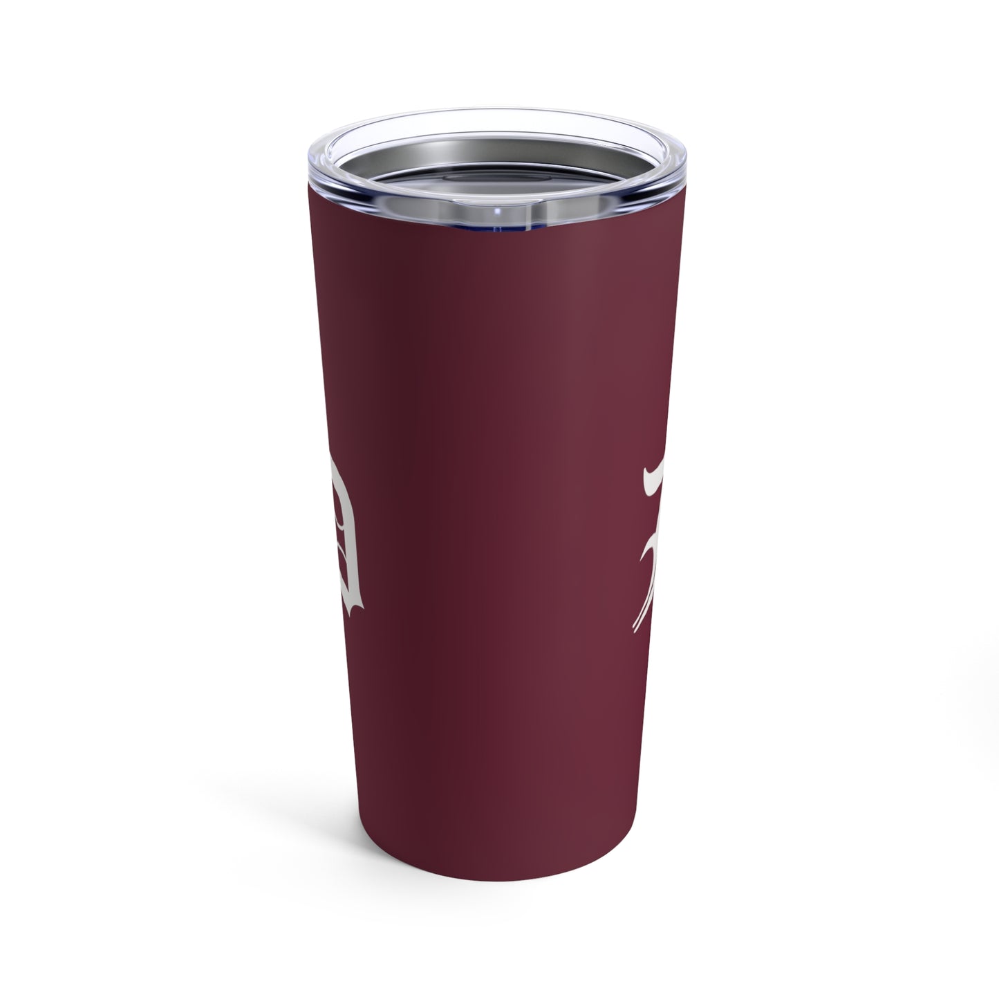 Detroit 'Old English D' Tumbler | Old Mission Burgundy - 20oz