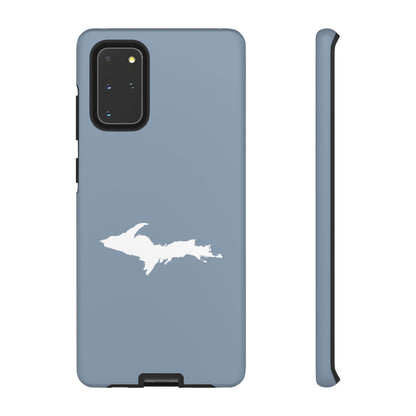 Michigan Upper Peninsula Tough Phone Case (B-24 Liberator Grey w/ UP Outline) | Samsung & Pixel Android