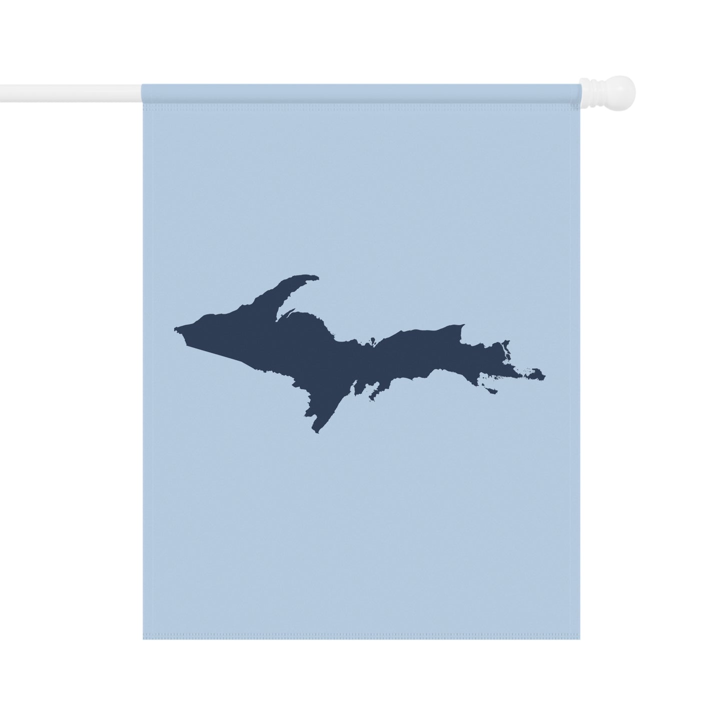 Michigan Upper Peninsula Home & Garden Flag (w/ UP Outline) | Light Blue