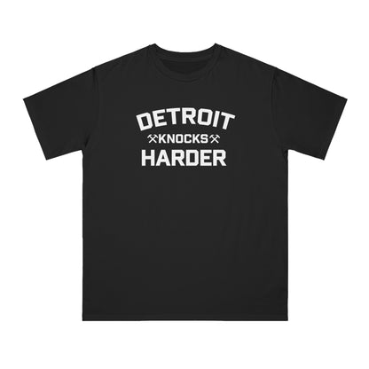 'Detroit Knocks Harder' T-Shirt | Unisex Organic