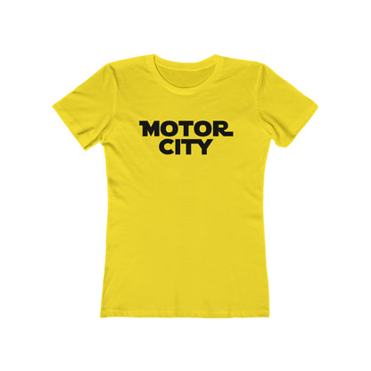'Motor City' T-Shirt (Epic Sci-Fi Parody) | Women's Boyfriend Cut