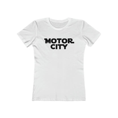 'Motor City' T-Shirt (Epic Sci-Fi Parody) | Women's Boyfriend Cut