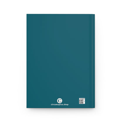 Michigan Upper Peninsula Hardcover Journal (Auburn Hills Teal w/ UP Outline) | Ruled - 150pgs