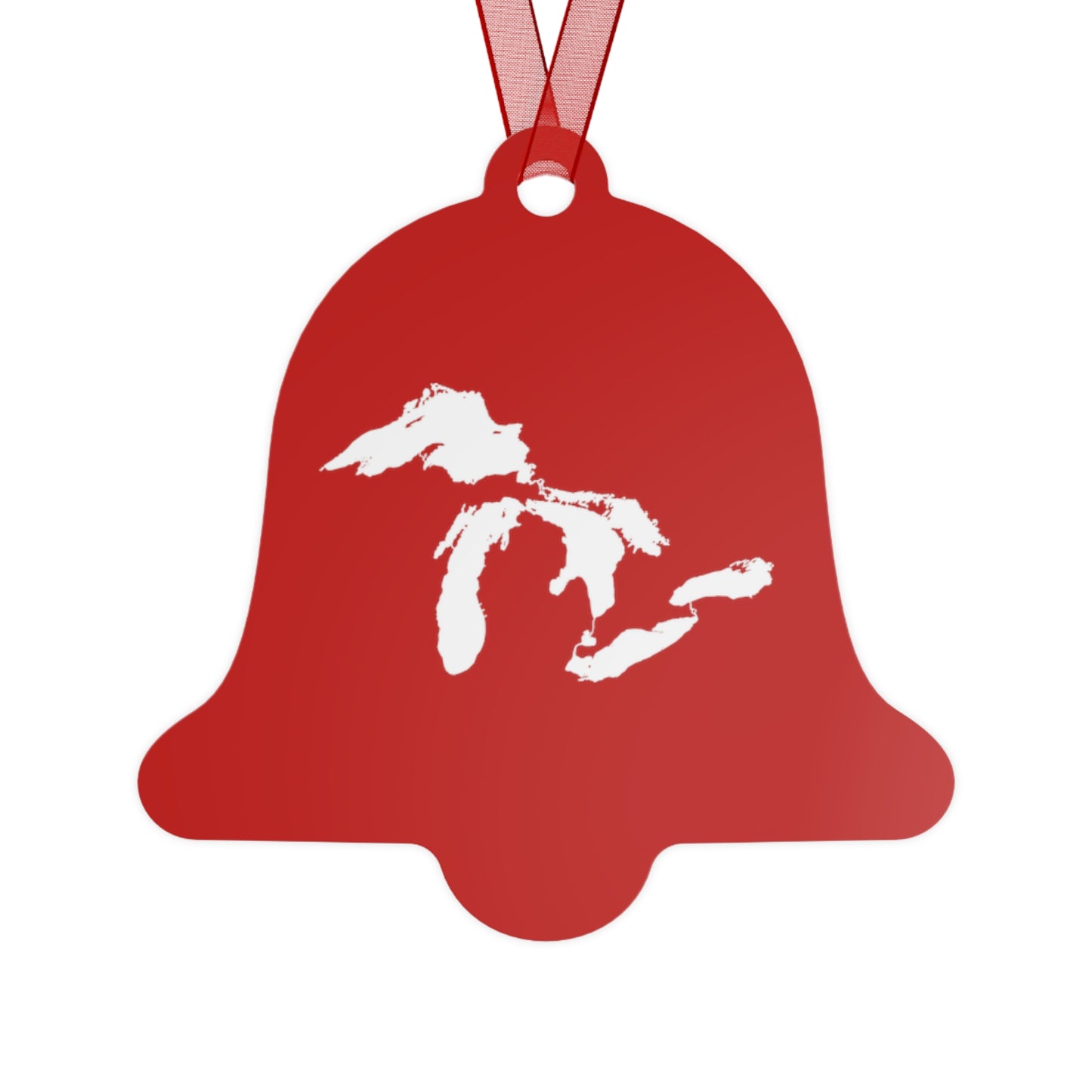 Great Lakes Christmas Ornament | Metal - Santa Red
