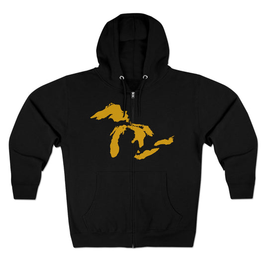 Great Lakes Hoodie (Gold) | Unisex Full Zip