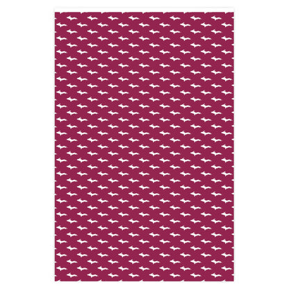 Michigan Upper Peninsula Wrapping Paper (w/ UP Pattern) | Ruby Red