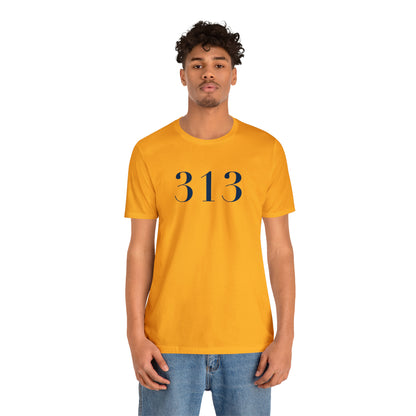 Detroit '313' T-Shirt (Didot Font) | Unisex Standard Fit