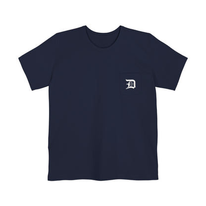 Detroit 'Old English D' Pocket T-Shirt | Unisex Standard