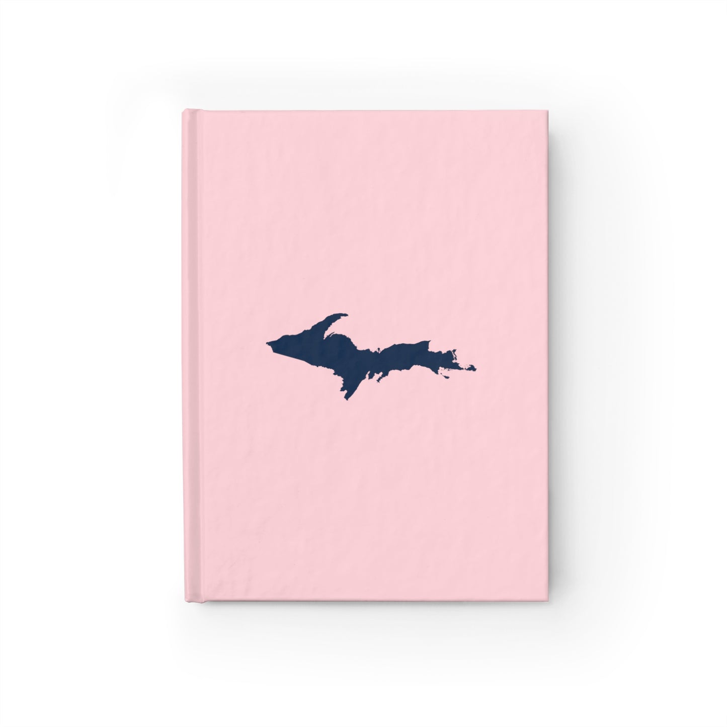 Michigan Upper Peninsula Blank Sketchbook (w/ UP Outline) | Pale Pink