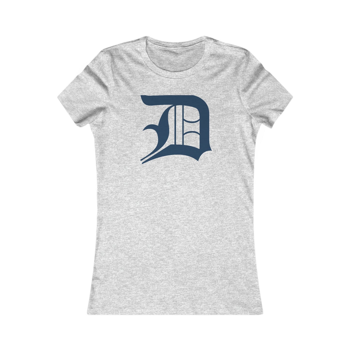 Detroit 'Old English D' T-Shirt | Women's Slim Fit