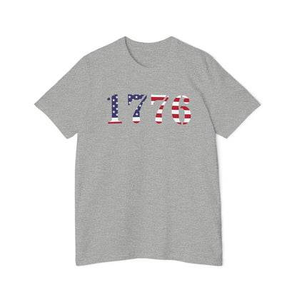 '1776' T-Shirt (Army Stencil Flag Colors) | Made in USA