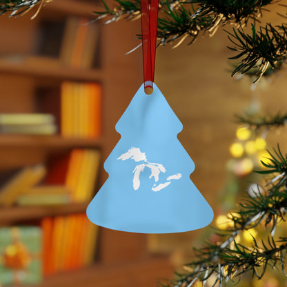 Great Lakes Christmas Ornament | Metal - DTW Blue