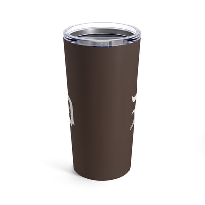 Detroit 'Old English D' Tumbler | Hickory Color - 20oz