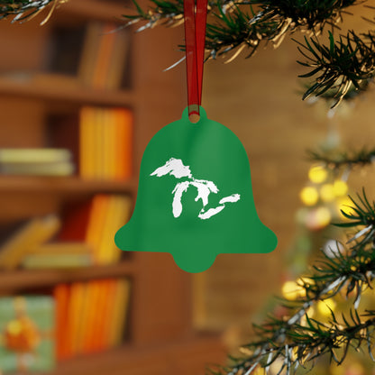 Great Lakes Christmas Ornament | Metal - Yuletide Green