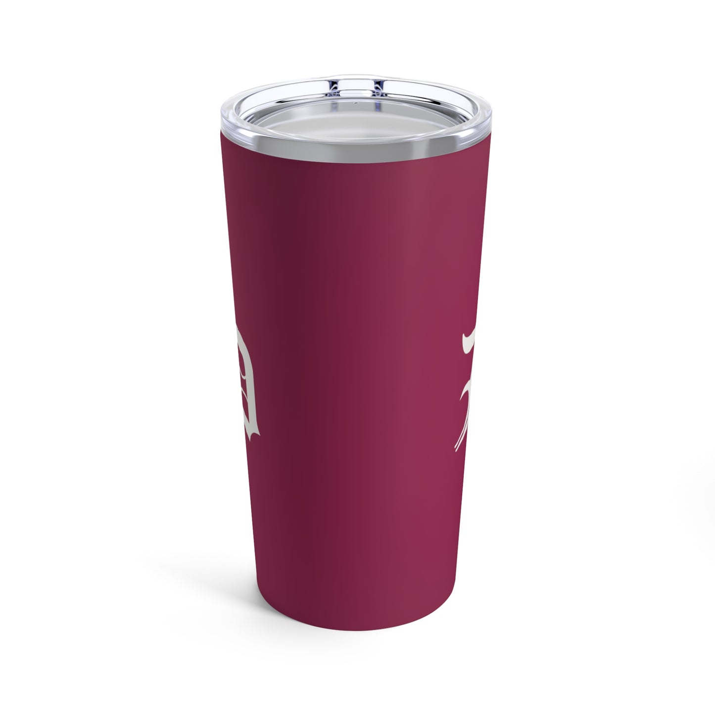 Detroit 'Old English D' Tumbler | Ruby Red - 20oz