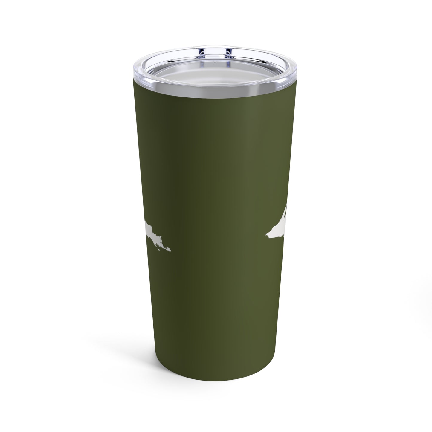 Michigan Upper Peninsula Tumbler (w/ UP Outline) | Army Green - 20oz