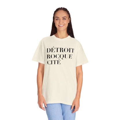 'Détroit Rocque Cité' T-Shirt | Unisex Garment-Dyed