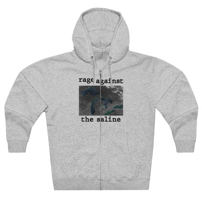 Great Lakes 'Rage Against the Saline' Hoodie | Unisex Full Zip