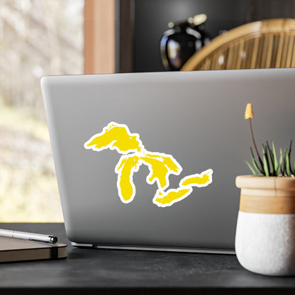 Great Lakes Kiss-Cut Windshield Decal | Gadsden Yellow