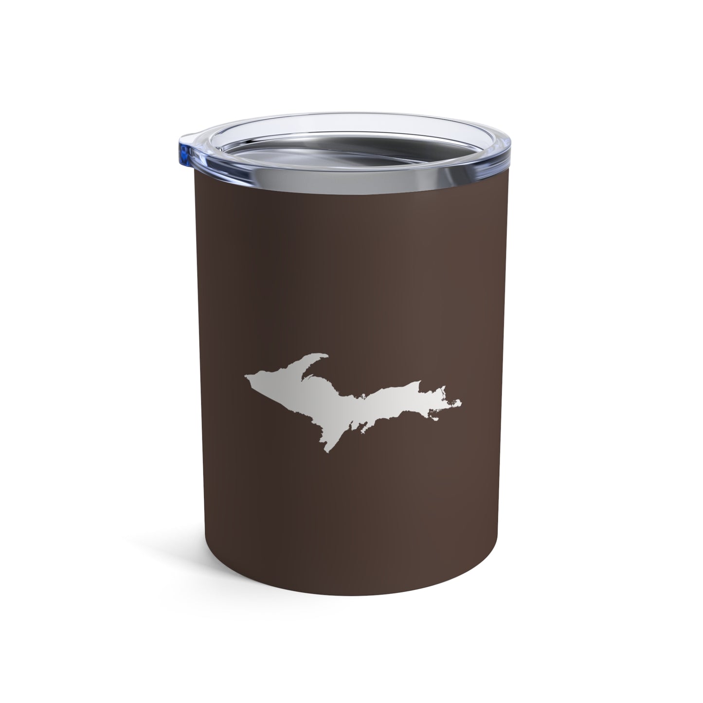 Michigan Upper Peninsula Tumbler (w/ UP Outline) | Hickory Color - 10oz