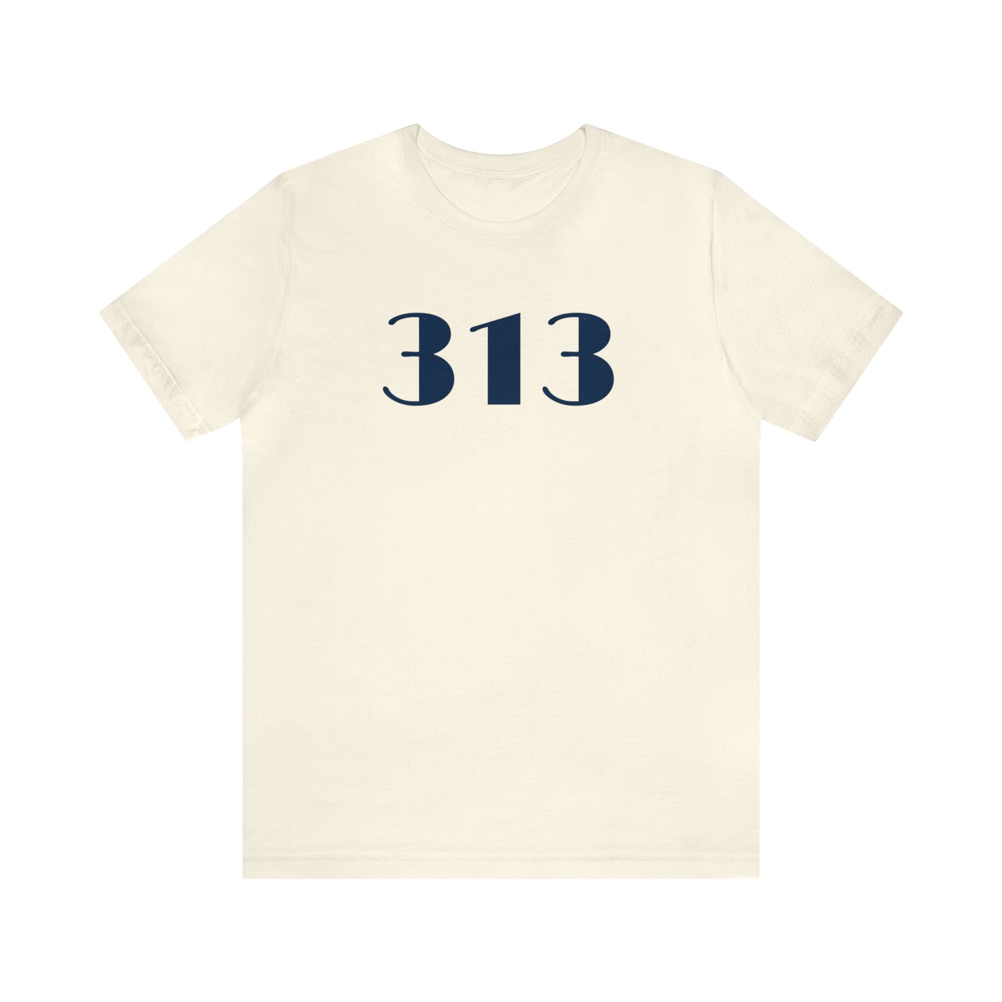 Detroit '313' T-Shirt (Art Deco Font) | Unisex Standard Fit