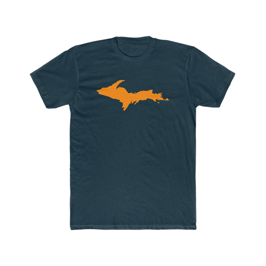 Michigan Upper Peninsula T-Shirt (w/ Orange UP Outline) | Men's Fitted