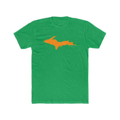 Michigan Upper Peninsula T-Shirt (w/ Orange UP Outline) | Men's Fitted