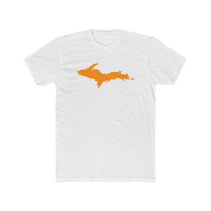 Michigan Upper Peninsula T-Shirt (w/ Orange UP Outline) | Men's Fitted