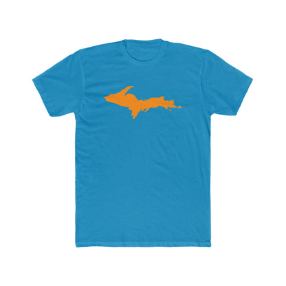 Michigan Upper Peninsula T-Shirt (w/ Orange UP Outline) | Men's Fitted