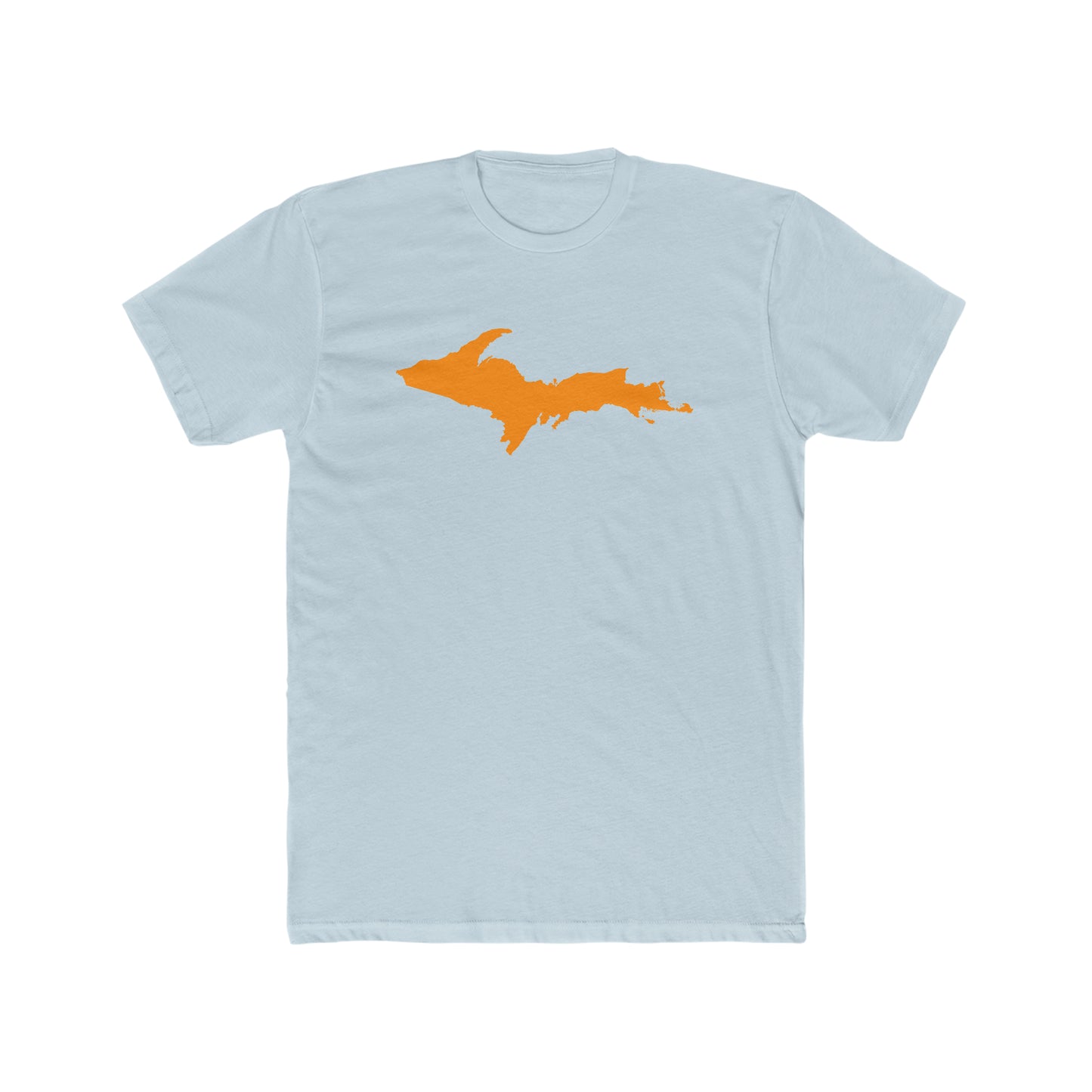 Michigan Upper Peninsula T-Shirt (w/ Orange UP Outline) | Men's Fitted