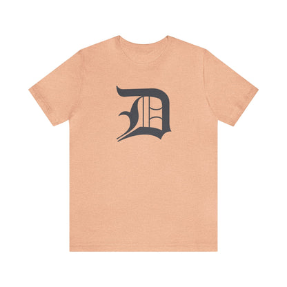 Detroit 'Old English D' T-Shirt (Iron Ore Grey) | Unisex Standard