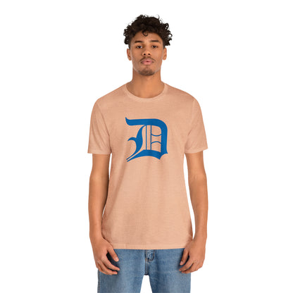 Detroit 'Old English D' T-Shirt (Azure) | Unisex Standard