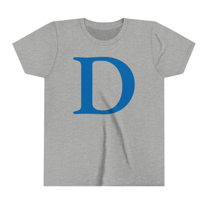 Detroit 'Old French D' T-Shirt (Azure) | Youth Short Sleeve