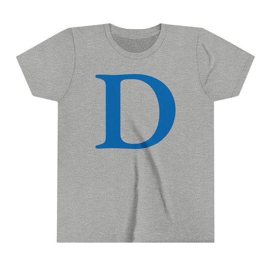 Detroit 'Old French D' T-Shirt (Azure) | Youth Short Sleeve