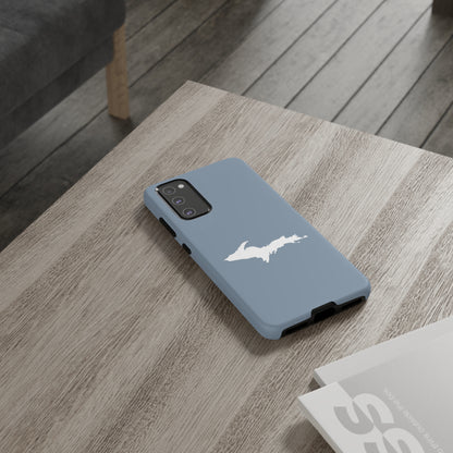 Michigan Upper Peninsula Tough Phone Case (B-24 Liberator Grey w/ UP Outline) | Samsung & Pixel Android