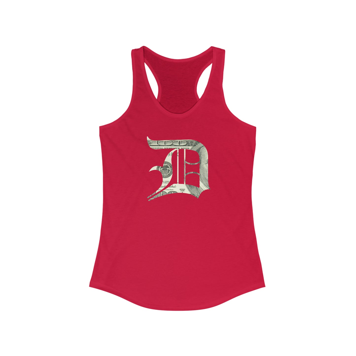 Detroit 'Old English D' Tank Top (Benjamins Edition) | Women's Racerback