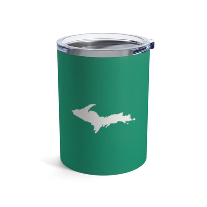 Michigan Upper Peninsula Tumbler (w/ UP Outline) | Emerald Green - 10oz