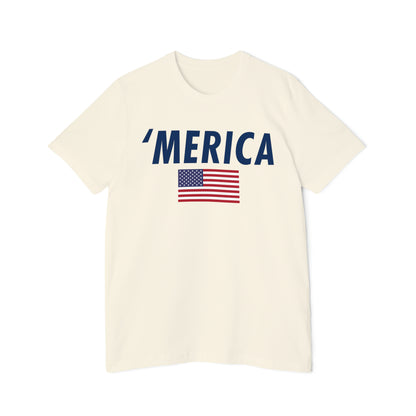 'Merica' T-Shirt (Oblique Sans Flag Edition) | Made in USA