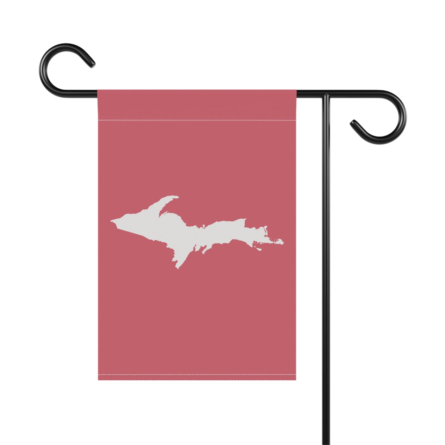 Michigan Upper Peninsula Home & Garden Flag (w/ UP Outline) | Watermelon Pink