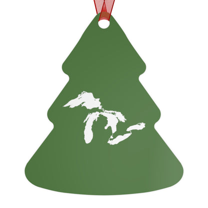 Great Lakes Christmas Ornament | Metal - Pine Green